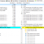 Screenshot SpaceObServer showing how the software finds similar folders