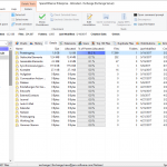 Screenshot SpaceObServer showing Exchange Server scans