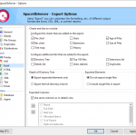 Screenshot SpaceObServer showing export options